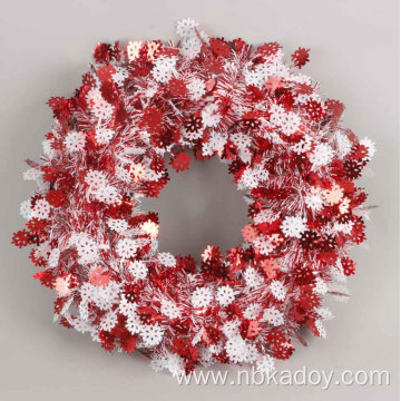 CHRISTMAS RED AND WHITE GARLAND